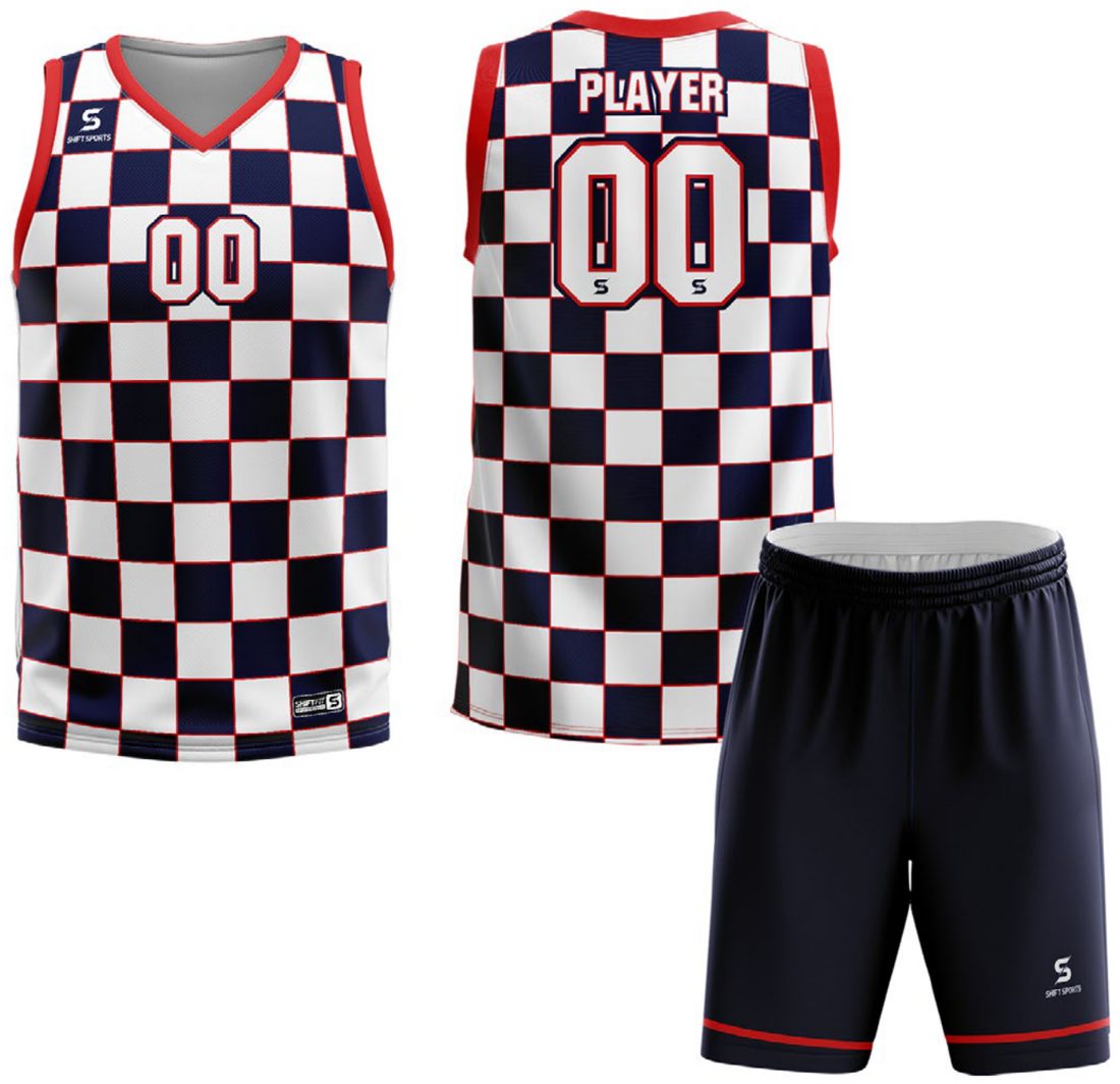 Custom basketball uniform design