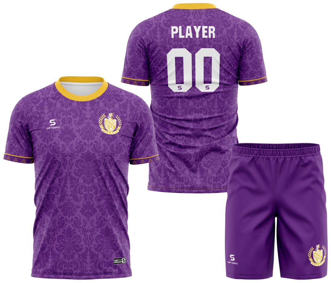 Custom girls flag football team uniform design
