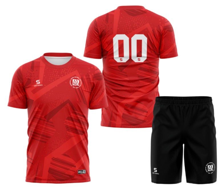 AYSO 31 — U10 Boys Team 1 — Red — Game Kit