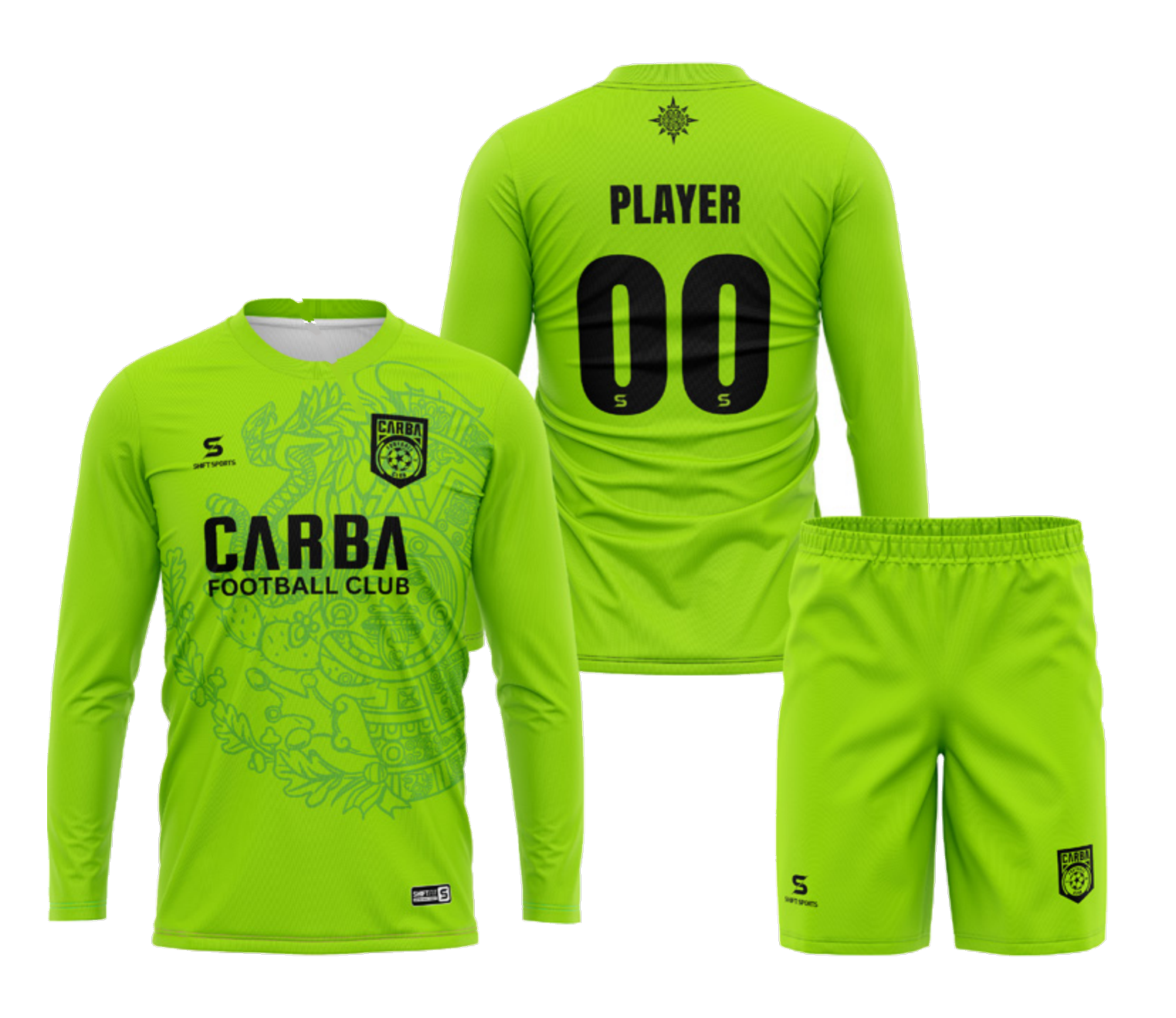 CARBA FC Goalkeeper Kit (Green)