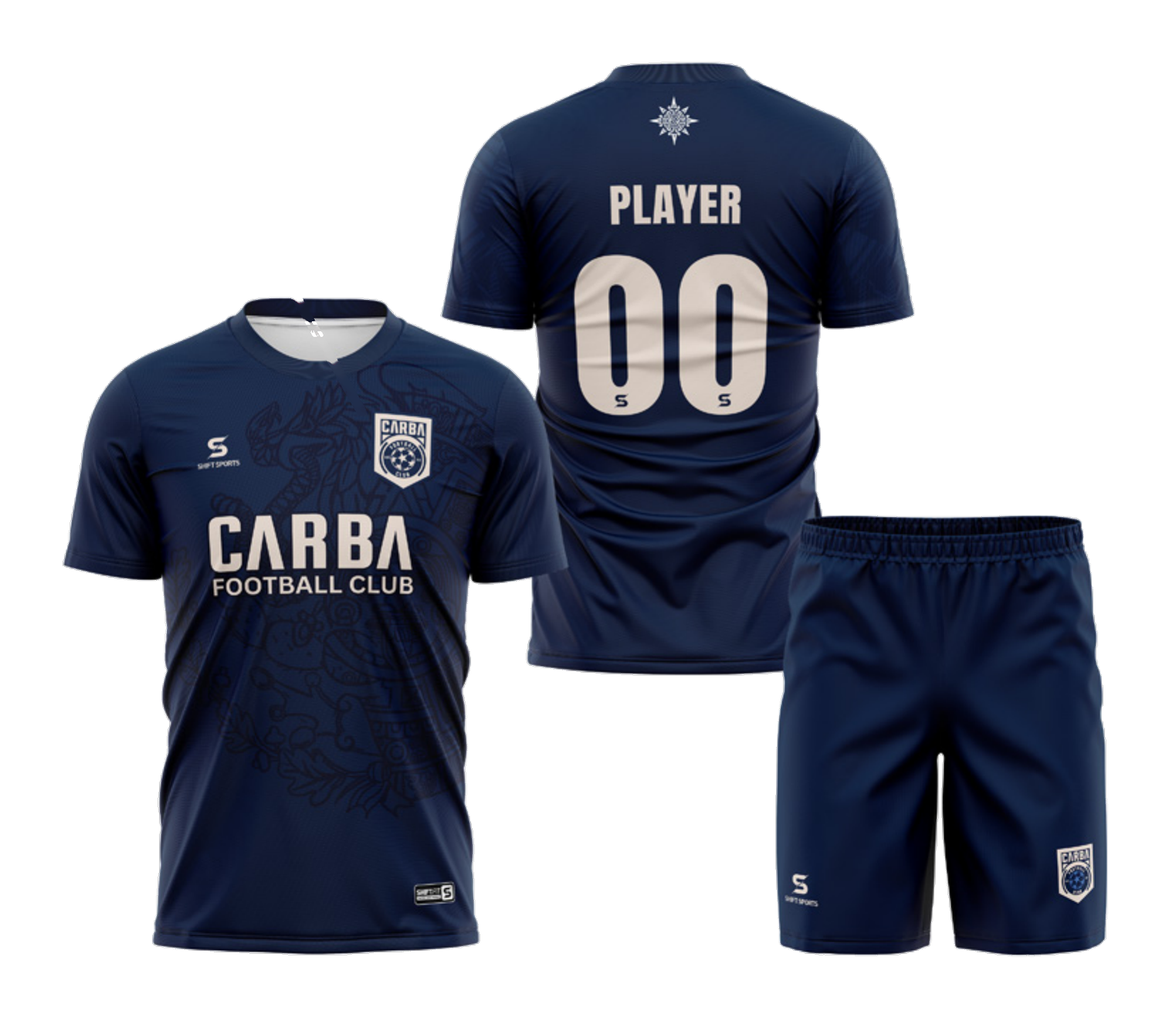 CARBA FC Game Kit (Away - Navy)