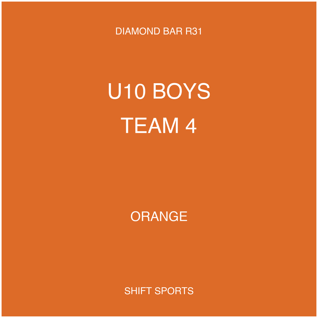 AYSO 31 — U10 Boys Team 4 — Orange — Game Kit