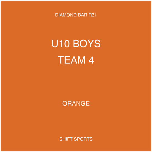 AYSO 31 — U10 Boys Team 4 — Orange — Game Kit