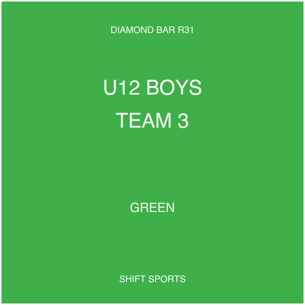 AYSO 31 — U12 Boys Team 3 — Green — Game Kit