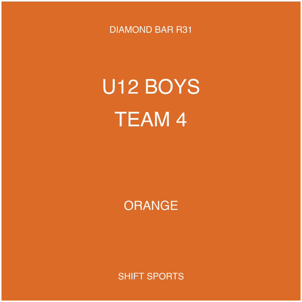 AYSO 31 — U12 Boys Team 4 — Orange — Game Kit