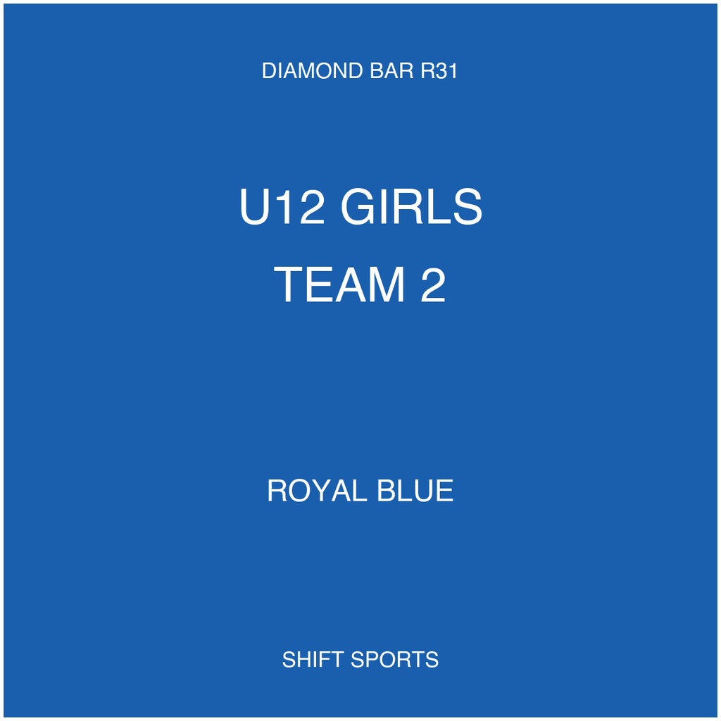AYSO 31 — U12 Girls Team 2 — Royal Blue — Game Kit