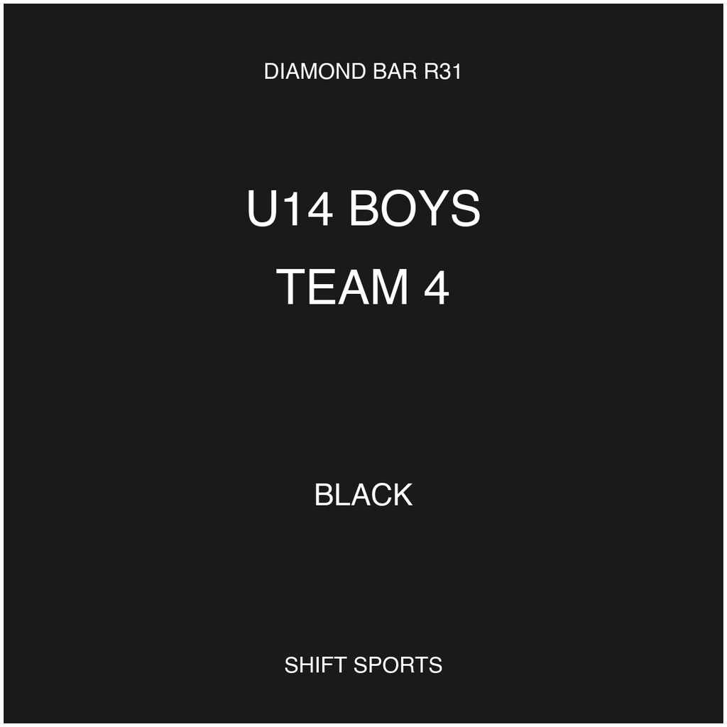 AYSO 31 — U14 Boys Team 4 — Black — Game Kit