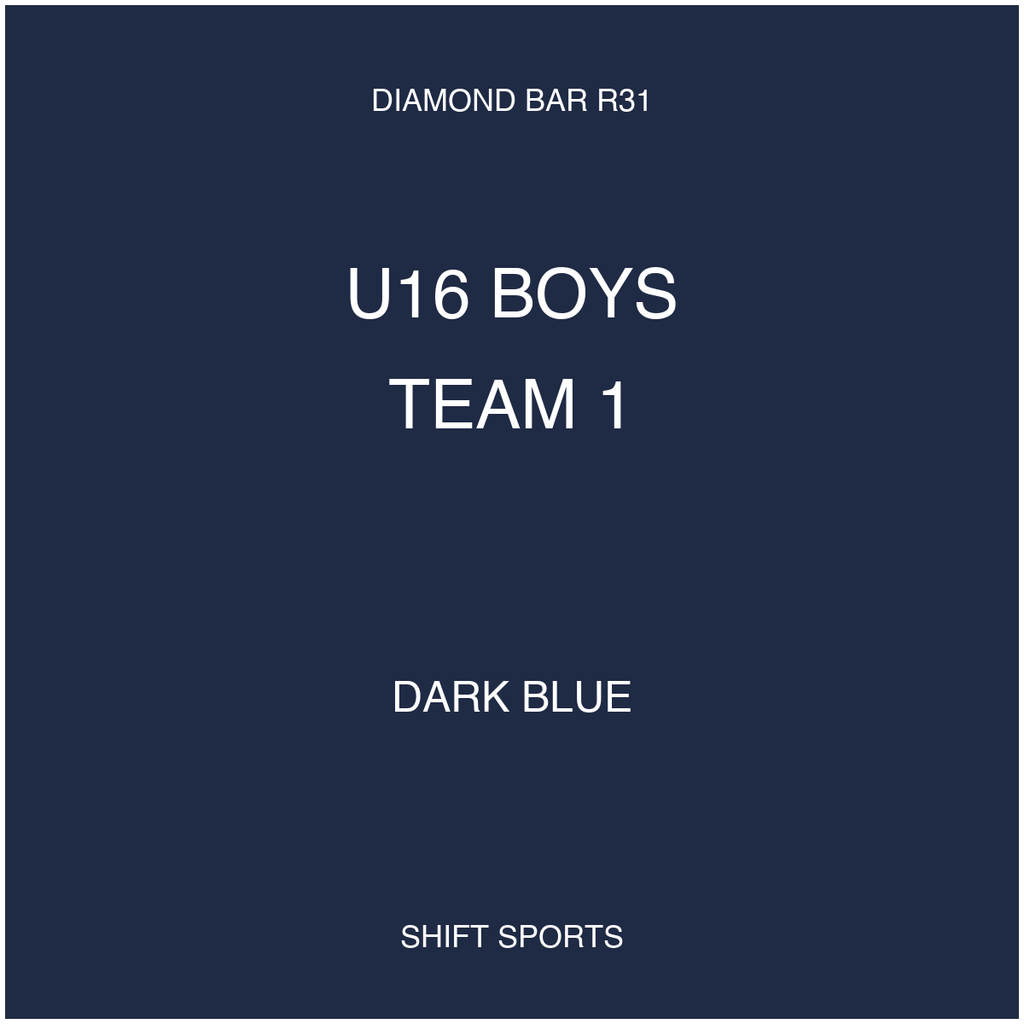 AYSO 31 — U16 Boys Team 1 — Dark Blue — Game Kit