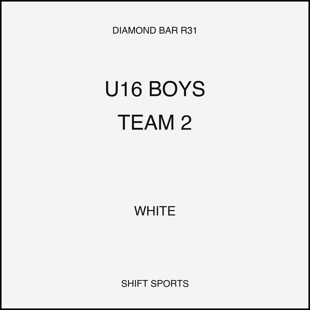 AYSO 31 — U16 Boys Team 2 — White — Game Kit