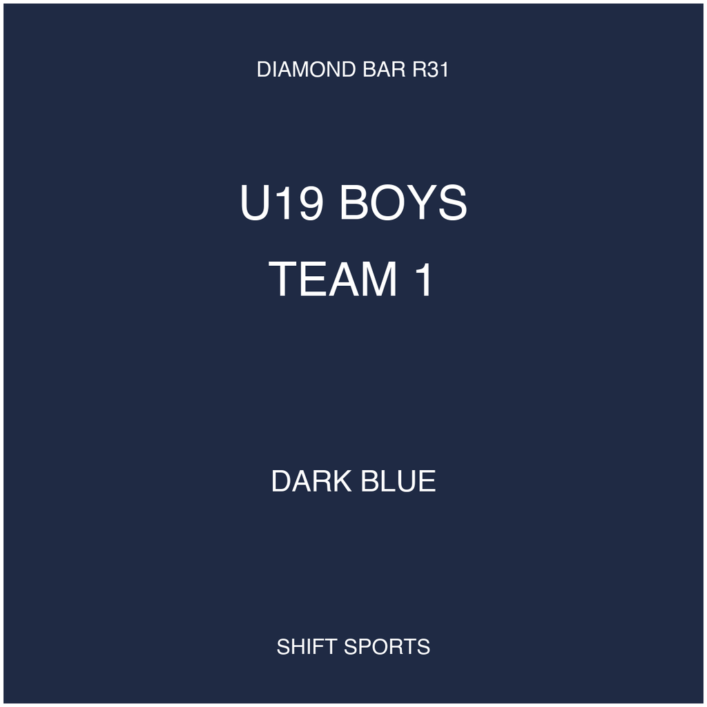 AYSO 31 — U19 Boys Team 1 — Dark Blue — Game Kit