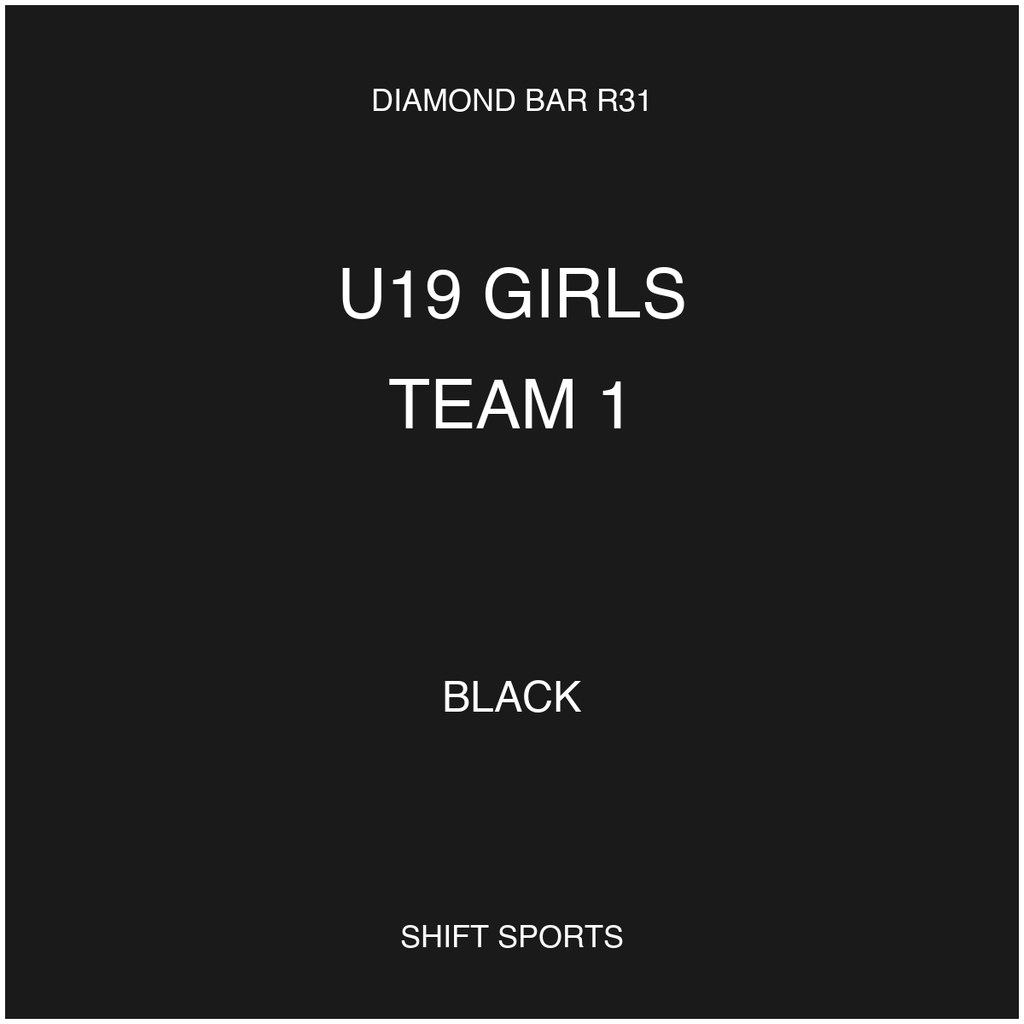 AYSO 31 — U19 Girls Team 1 — Black — Game Kit