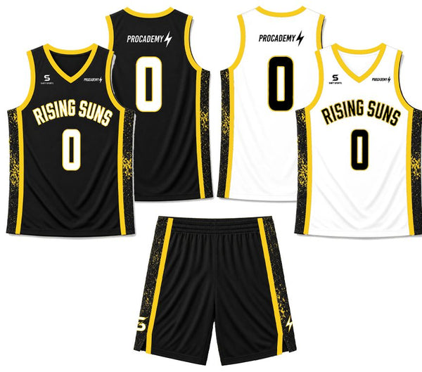 Rising Suns Basketball kit design