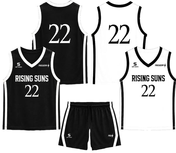 Rising Suns Basketball kit design