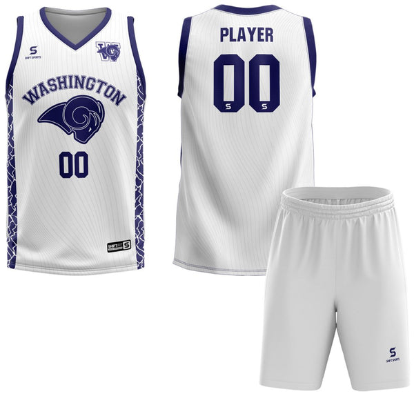 Washington Basketball kit design