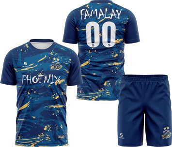 Phoenix College Bears Soccer kit design